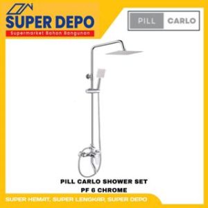 (C) PILL CARLO SHOWER COLOUM PF 8 BLACK