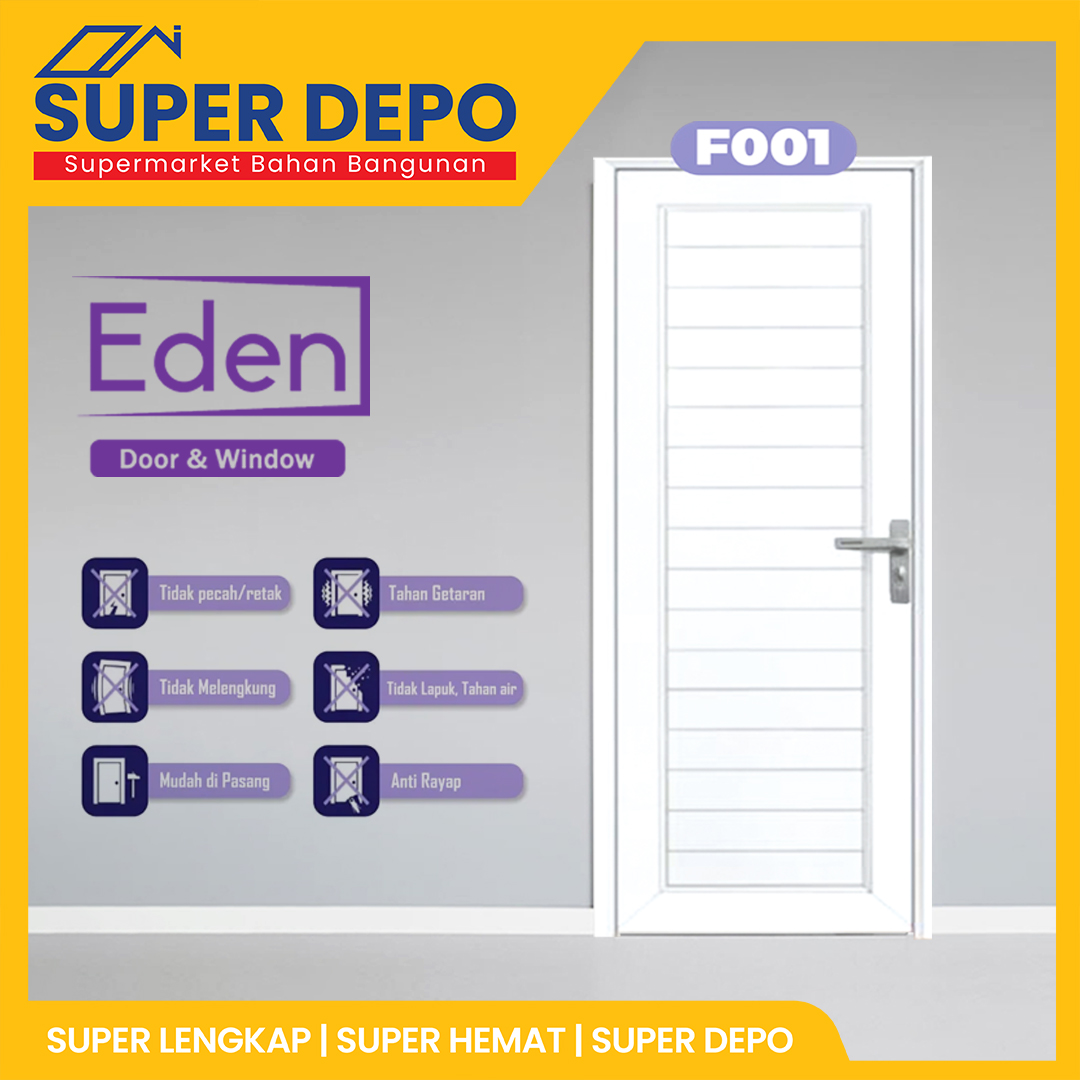 EDEN KANA UPVCD F 001 70X198CM WH KN