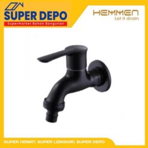 KRAN/KERAN DINDING HEMMEN - HM031BK SINGLE FAUCET