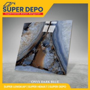 VALENTINO GRESS ONYX DARK BLUE 60X60 KW 1